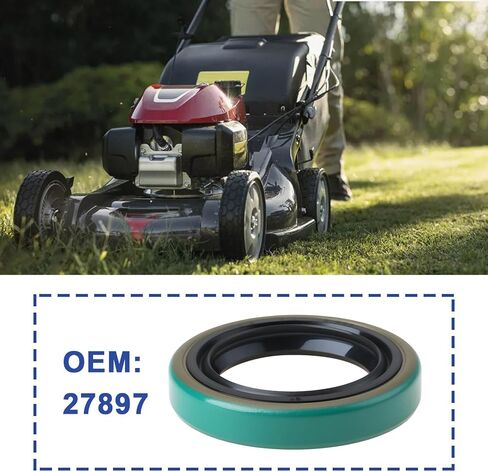 Engine Crank Seal 27897 0.9X1.5 IN Compatible with TECUMSEH ECV100 ECV105 ECV110 ECV120 H30 in Saudi Arabia