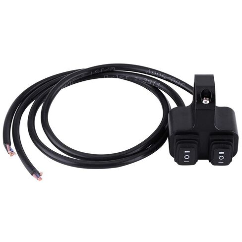 CNC Aluminum Alloy Motorcycle Handlebar Mount Headlight Spotlight 3 Way OnOff Dual Switch Motorcycle Handlebar Control Switch in Saudi Arabia