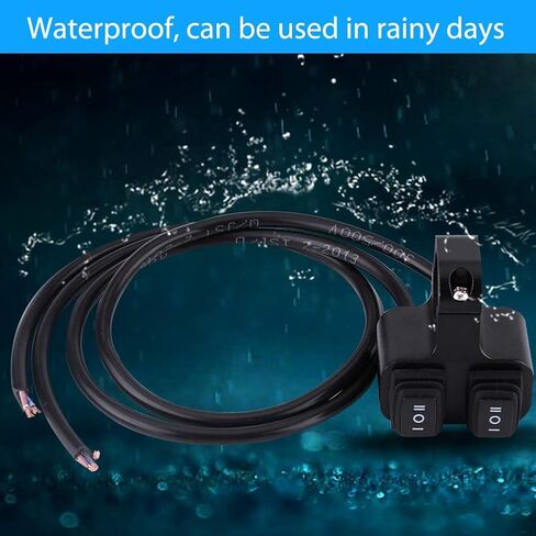 CNC Aluminum Alloy Motorcycle Handlebar Mount Headlight Spotlight 3 Way OnOff Dual Switch Motorcycle Handlebar Control Switch in Saudi Arabia