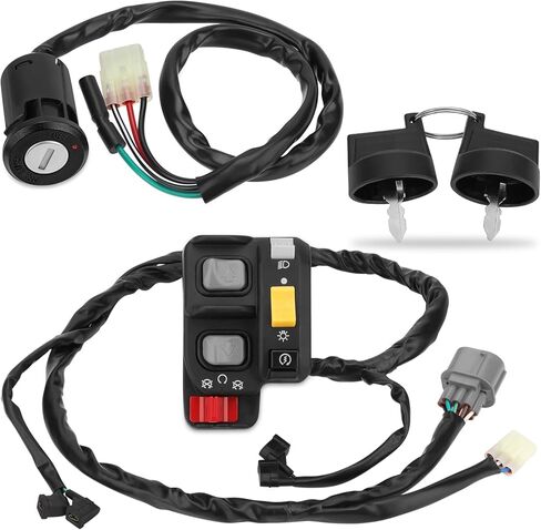 M MATI المقود ومفتاح التبديل لهوندا ريكون 250 ES TRX250TE 2007-2020 التحول الكهربائي 35140-HM8-B73 35140-HM8-B51 35100-HM8-000 in Kuwait