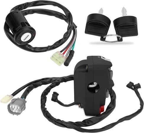 M MATI المقود ومفتاح التبديل لهوندا ريكون 250 ES TRX250TE 2007-2020 التحول الكهربائي 35140-HM8-B73 35140-HM8-B51 35100-HM8-000 in Kuwait