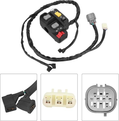 M MATI المقود ومفتاح التبديل لهوندا ريكون 250 ES TRX250TE 2007-2020 التحول الكهربائي 35140-HM8-B73 35140-HM8-B51 35100-HM8-000 in Kuwait