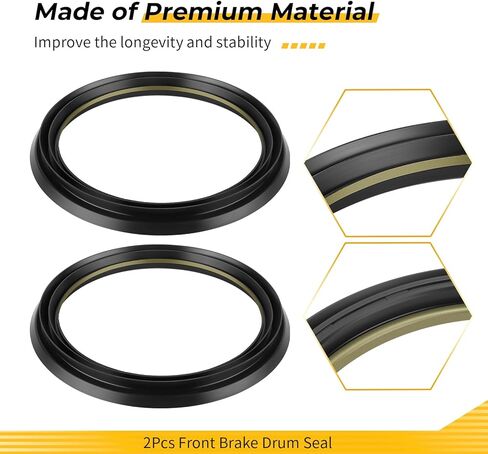 M MATI 2Pcs Front Brake Drum Seal for Honda Foreman 400 TRX400FW 2002-2003 Foreman 450 2002-2004 Rancher 350 400 2000-2007 Rincon 650 500 2001-2005 91261-HN5-671 in Saudi Arabia