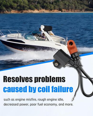 ملف إشعال مناسب لمحرك ياماها الخارجي 60HP 70HP 75HP 85HP 90HP 2-Str، 697-85570 697-85570-00-00 6H2-85570-00-00، 3 قطع in Kuwait