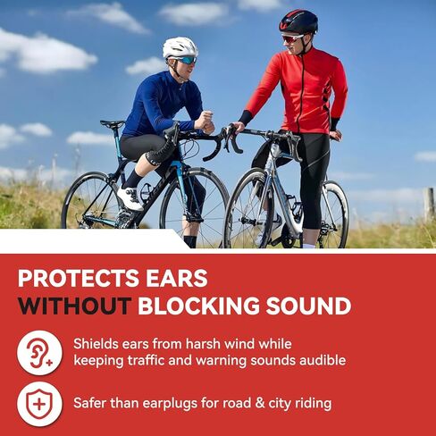 خوذة الدراجة ذات الإصدار الطويل لتقليل ضوضاء الرياح، ملحق مانع ضوضاء الرياح لركوب الدراجات، معدات تقليل ضوضاء الأذن لركوب الدراجات وركوب الدراجات، ملحق خوذة كتلة الضوضاء قابل للتعديل، عبوتان in Kuwait