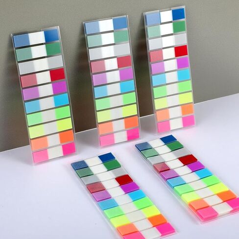 Adhesive Divider Sticky Notes, Tabbed Self-Stick Lined Notepads for Home and Office, 120 Sheets, 4" x 6", Assorted Colors, Portable and Writable in Saudi Arabia