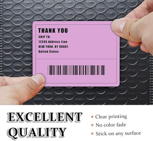 ملصقات حرارية أرجوانية مقاس 4 × 4 بوصة، ملصقات جرد مربعة ذاتية اللصق قوية، ملصقات شحن حرارية مباشرة متعددة الأغراض متوافقة مع طابعة ملصقات الحمار الوحشي والرولو (500 ملصق/لفة) in Kuwait