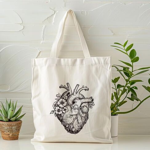 Canvas Reusable Totes Bag, Weekend Bags, Funny Tote Bag Handbags, Practical Canvas Bags for Daily Use, Special Gifts for Doctors, Mother's Day Gifts in Saudi Arabia
