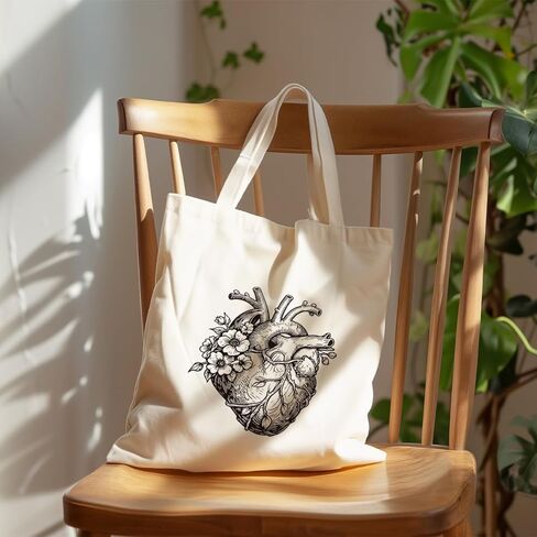 Canvas Reusable Totes Bag, Weekend Bags, Funny Tote Bag Handbags, Practical Canvas Bags for Daily Use, Special Gifts for Doctors, Mother's Day Gifts in Saudi Arabia