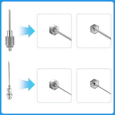 طقم ملحقات مسدس الشحوم مكون من 13 قطعة، محول وصلة 90 درجة، أطراف من الفولاذ المقاوم للصدأ، خرطوم مرن 12 بوصة وفوهات إبرة لتركيبات زيرك in Kuwait