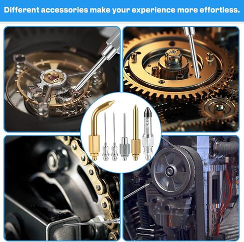 طقم ملحقات مسدس الشحوم مكون من 13 قطعة، محول وصلة 90 درجة، أطراف من الفولاذ المقاوم للصدأ، خرطوم مرن 12 بوصة وفوهات إبرة لتركيبات زيرك in Kuwait