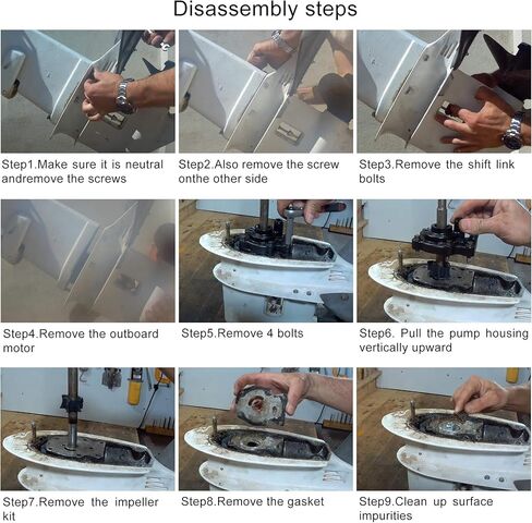 BDFHYK 393630 مجموعة إصلاح دفاعة مضخة المياه مع مبيت لجونسون Evinrude، محركات خارجية ثنائية الشوط (20,25,30,35 حصان) تحل محل 393630,0393630، سييرا 18-3382 in Kuwait