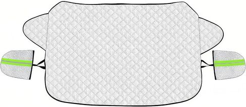 Car Windshield Cover for Ice and Snow - Magnetic Car Windshield Snow Cover, 5-Layer Material Protection Windshield Snow Cover, Winter Frost Guard Car for Most Standard Cars, SUV in Saudi Arabia