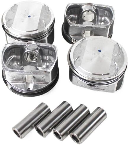 Piston and Ring Set Compatible with Tucson 2011-2013, Koup 2010-2013, Forte5 2010-2013 2.0L Engines - Replaces 23410-2G000 23040-2G200 in Saudi Arabia