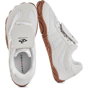 أحذية JACKSHIBO Hike Barefoot للنساء، أحذية واسعة عند الأصابع، بدون قطرة للمشي لمسافات طويلة، أحذية تأريض قابلة للفصل، لسان قلاب غير قابل للانزلاق، أحذية رياضية بسيطة لتقويم العظام والتهاب اللفافة الأخمصية مع دعم للقوس in Kuwait