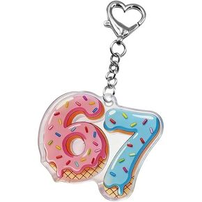 67 هدية عيد الحب، 67 ستة سبعة سلسلة مفاتيح، ميمي مضحك لنشرة عيد ميلاد المدرسة للأطفال والمراهقين، هدية الحفلات in Kuwait