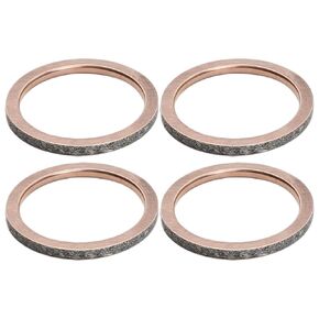 4PCS Metal Header Gasket Compatible with Automotive Motorcycle Parts CP250 Morphous 2006 2008 YFM700 2007 2008 2009 2010 2011 2012 2013 2014 YFM700R 2006 2007 2008 2009 2011 2012 2013 YXR700F in Kuwait