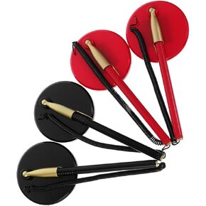 PartyKindom 4pcs Business Signing Pens round Pen Stand and Chain in Black and Red for Meetings Weddings and Office Counter Use in Kuwait