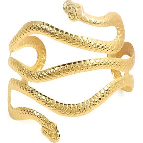Snake Cuff Bracelet for Women Gold Snake Arm Cuff Bracelet in Kuwait