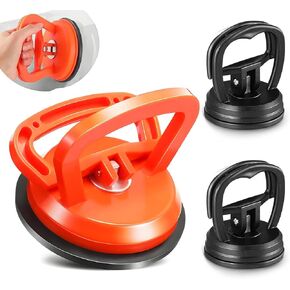 Dent Puller,3 Pcs Car Dent Puller Powerful Car Dent Suction Puller,Dent Remover Tool for Car,Car Dent Repair Kit for Car Dent Repair,Tiles Lifting,Objects Moving (1 Large Orange+2 Small Black) in Kuwait