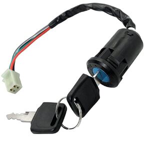 4 Wire Ignition Switch Set with Cap for 50cc 70cc 90cc 110cc 125cc 150cc 200cc 250cc Motorcycle, ATV TaoTao Sunl ATV 4 Wire 4 Pin 150cc ATV Ignition Switch in Kuwait