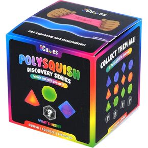 CMY Cubes PolySquish Discovery Series - Blind Box- Mystery Squishy - Color Mixing Sensory Stress Relief Toy - Tactile Fidget - 16 Shape and Colour Combinations - Collectible, Educational, STEAM Play in Kuwait