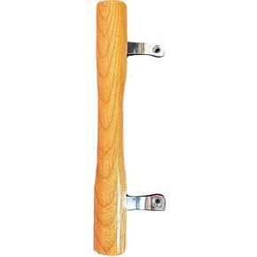 ROOMYCOBAR Sliding Patio Door Wood Handles，Sliding Door Handle 6-5/8 in,Sliding Glass Door Handles，Wood Pull for Door Replacements ，Wooden Handle with diecast Chrome brakeets, Patio Pull Handle in Kuwait