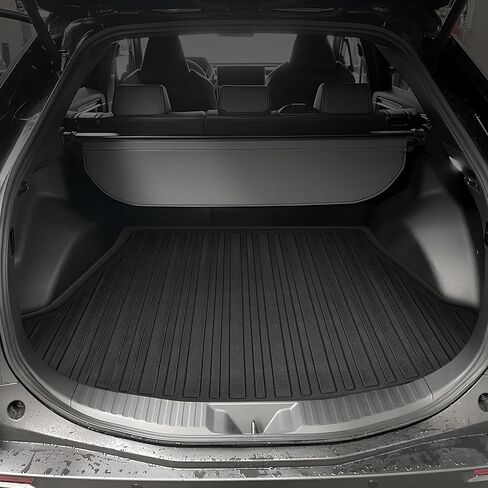 بطانة شحن ممتازة لسيارة Toyota BZ4x 2023-2025 - حماية 100% - بساط صندوق السيارة المناسب حسب الطلب - بساط شحن أسود - بطانات صندوق السيارة مقاسة بالليزر ثلاثية الأبعاد in Saudi Arabia