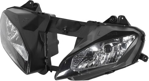 Qiilu Motorcycle Headlight Cover Housing Clear Lens Fit for YZF 600 R6 2008‑2013 High Performance Headlight Assemblies in Saudi Arabia