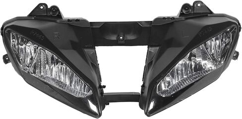 Qiilu Motorcycle Headlight Cover Housing Clear Lens Fit for YZF 600 R6 2008‑2013 High Performance Headlight Assemblies in Saudi Arabia