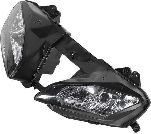 Qiilu Motorcycle Headlight Cover Housing Clear Lens Fit for YZF 600 R6 2008‑2013 High Performance Headlight Assemblies in Saudi Arabia
