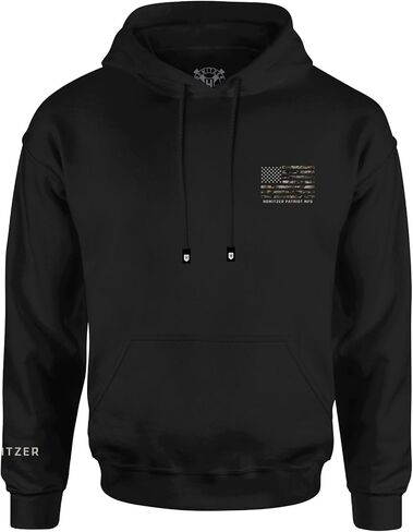 سترة هوديي للرجال من Howitzer Clothing من طراز American Wild Graphic Pullover مع جيب الكنغر in Kuwait