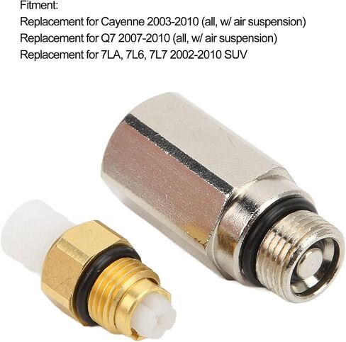 Air Suspension Risidual Pressure Valve 7L0616817 7L0616758 Replacement for Cayenne 2003 2004 2005 2006 2007 2008 2009 2010 in Saudi Arabia