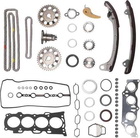 MLS Head Gasket Set ‎HS26232PT Timing Chain Kit Set for Toyota Camry/RAV4/Solara/Highlander for Scion tC 2001-2006# HGS917 TK922 in Kuwait