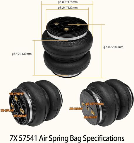 MILLISEC Rear Air Spring Bags Suspension Kit for 2020-2025 Chevrolet Silverado and GMC Sierra 2500HD/3500HD 4WD Car Air Springs LoadLifter 7500 Ultimate Plus OE Replaces# 57541 in Saudi Arabia