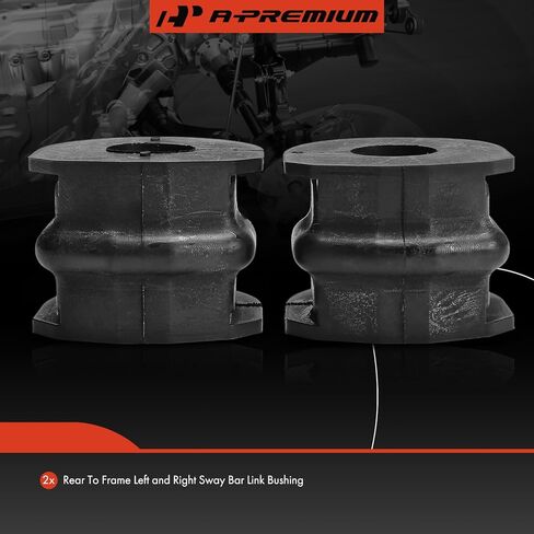 A-Premium 2 x Rear To Frame Sway Bar Bushing Kit, Compatible with Nissan Rogue 2008-2013, Rogue Select 2014-2015, Rogue Sport 2017-2019, Qashqai 2017-2019 in Saudi Arabia