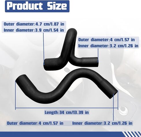 96958148 96958195 خرطوم تبريد الرادياتير السفلي العلوي متوافق مع شيفروليه سونيك 2012-2018 in Kuwait