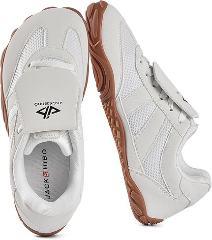 أحذية JACKSHIBO Hike Barefoot للنساء، أحذية واسعة عند الأصابع، بدون قطرة للمشي لمسافات طويلة، أحذية تأريض قابلة للفصل، لسان قلاب غير قابل للانزلاق، أحذية رياضية بسيطة لتقويم العظام والتهاب اللفافة الأخمصية مع دعم للقوس in Kuwait