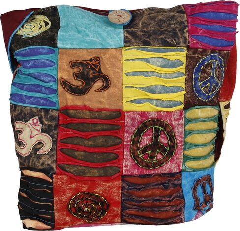 Multicoloured Hobo Cotton Sling Cross Body For Men & Women, Messenger Shoulder Bag Hippie Boho Bohemian Bag For Both Men & Women in Saudi Arabia