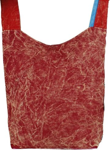 Multicoloured Hobo Cotton Sling Cross Body For Men & Women, Messenger Shoulder Bag Hippie Boho Bohemian Bag For Both Men & Women in Saudi Arabia