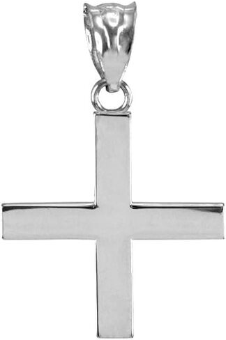 Claddagh Gold Fine 925 Sterling Silver Greek Cross Charm Pendant in Saudi Arabia