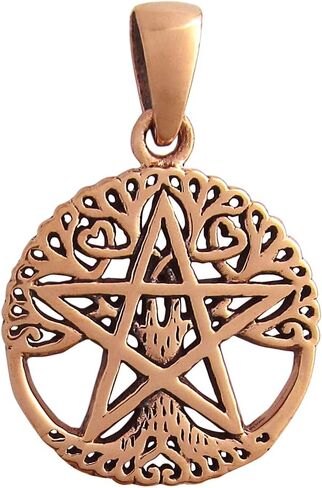 Dryad Design Copper Small Cut Out Tree Pentacle Pentagram Pendant in Saudi Arabia