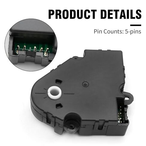 89018365 2Pcs HVAC Heater Blend Air Door Actuator Replacement for Chevy Avalanche 2007-2013 Avalanche 1500 2500 2003-2006 Replacement for GMC Envoy 2002-2009 Replaces 52402588 604-106 in Saudi Arabia