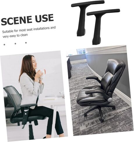 Alipis 1Pair Comfortable Gaming Chair Armrests Arm Rest Cushions for Office and Gaming Chairs Easy Installation Stylish Design Ergonomic Support for Arm Fatigue Relief in Saudi Arabia