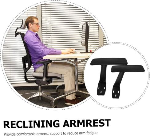 Alipis 1Pair Comfortable Gaming Chair Armrests Arm Rest Cushions for Office and Gaming Chairs Easy Installation Stylish Design Ergonomic Support for Arm Fatigue Relief in Saudi Arabia