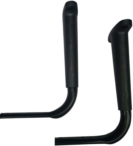Generic 2 Piece Chair Armrests Pair Replacement Armrests Replacement Furniture Accessories Chair Handle Brackets for Gaming Chairs Computer Chairs , Black Smooth in Saudi Arabia
