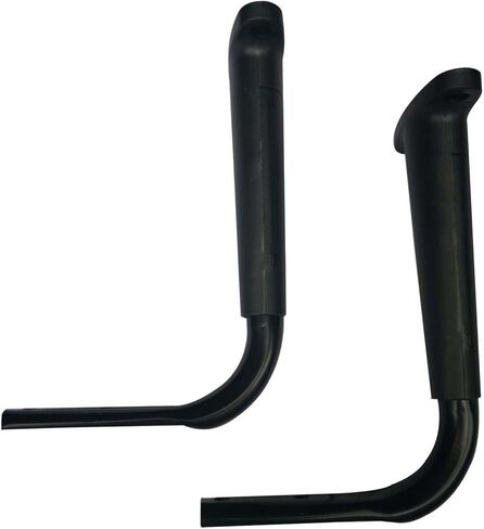 Generic 2 Piece Chair Armrests Pair Replacement Armrests Replacement Furniture Accessories Chair Handle Brackets for Gaming Chairs Computer Chairs , Black Smooth in Saudi Arabia