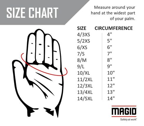 Magid MultiMaster 795KW Cotton Glove, Knit Wrist Cuff, Men's (One Dozen) in Saudi Arabia