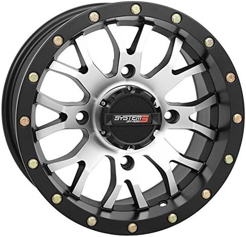 System 3 ST-3 Machined ATV Wheels 14" Can-Am Commander Maverick Renegade Outlander Defender in Saudi Arabia