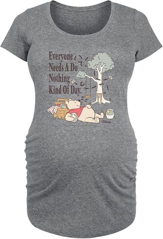 Winnie The Pooh - Nothing Kind of Day - Women's Maternity Scoop Neck Graphic T-Shirt in Saudi Arabia